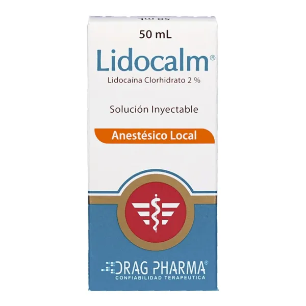 Lidocalm Inyectable 50 Ml