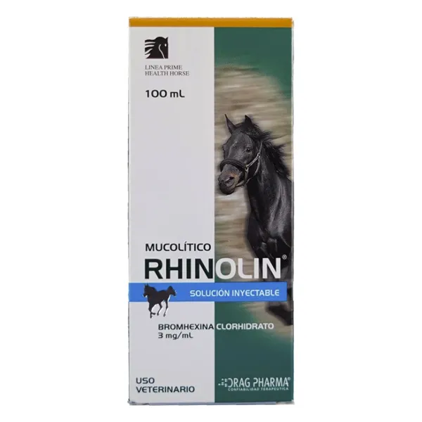 Rhinolin Inyectable 100 Ml – Descongestionante y Protector Respiratorio Veterinario