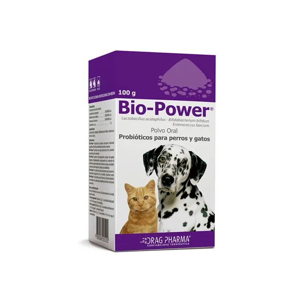 Bio-Power® 100gr Probióticos - Salud Digestiva y Rendimiento Animal