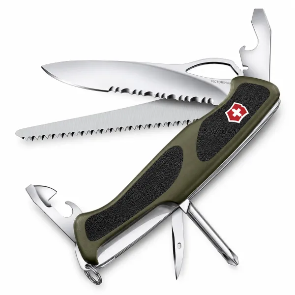 Victorinox Ranger 178 MW Grip Navaja Suiza 12 Funciones Verde