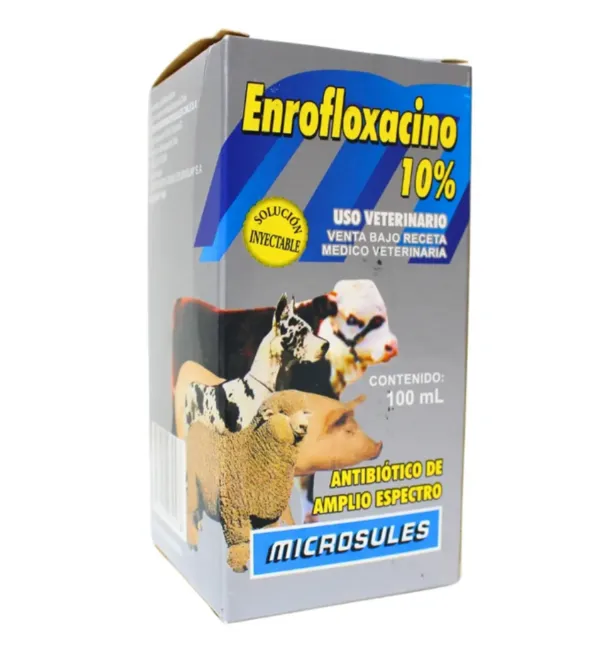 Enrofloxacino 10% Inyectable. 100Cc