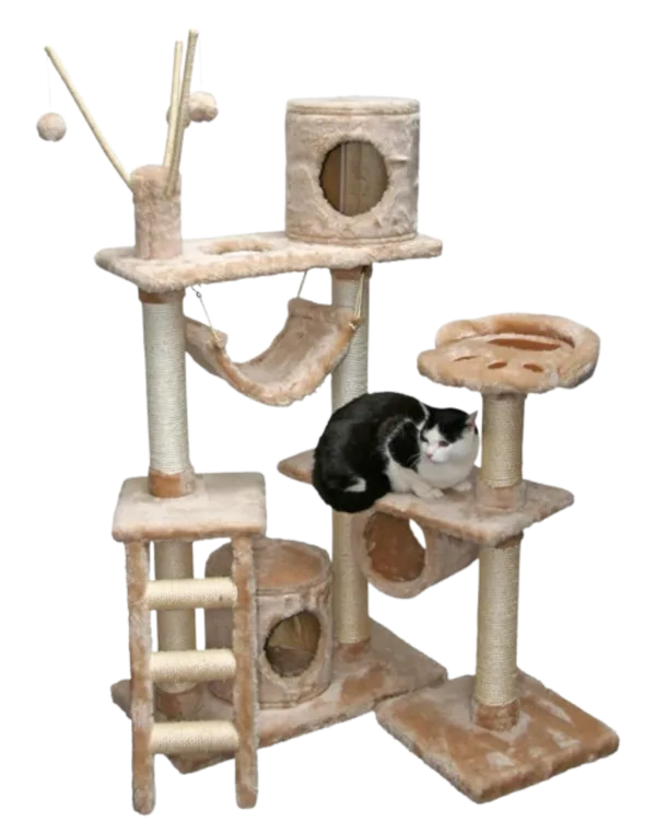 Rascador Torre Arbol Gatos Michis Juguete Kerbl