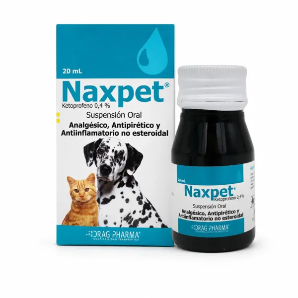 Drag Pharma Naxpet Ketoprofeno 4 mg/mL Suspensión Oral 20 mL