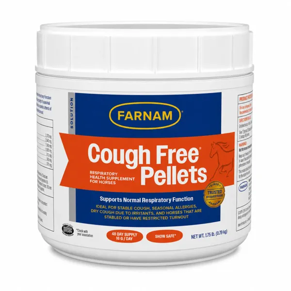 Farnam Cough Free Suplemento Respiratorio Equino en Pellets