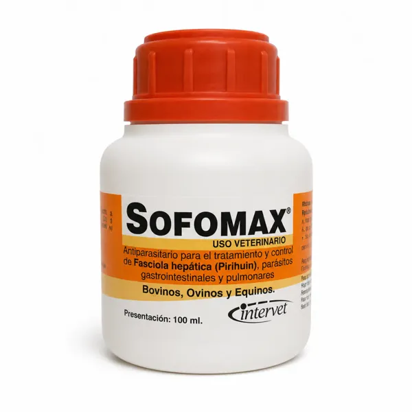MSD Sofomax Triclabendazol 10% Abamectina 0,2% Oral Frasco 100 mL
