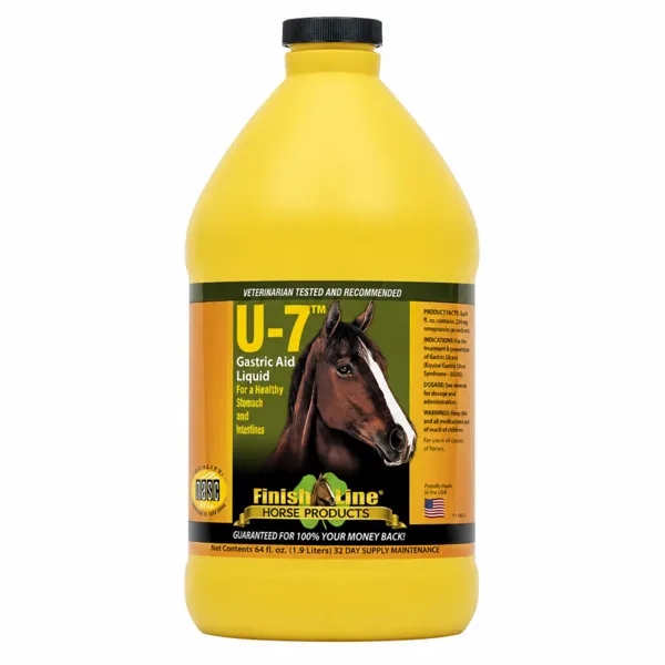 Finish Line U-7 Gastric Aid Suplemento Digestivo Equino 1,89 L