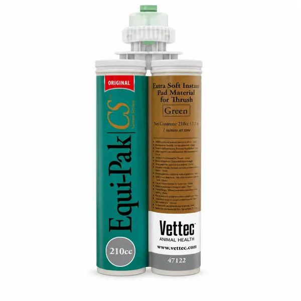 Vettec Equi-Pak CS Pad Vertido con Sulfato de Cobre 210 cc