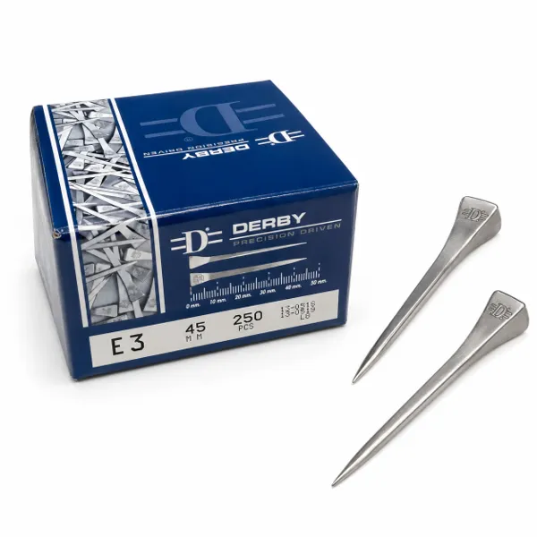 Derby E3 Clavos de Herrador Forjados Cabeza Europea Caja 250