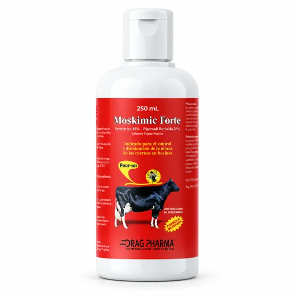 Drag Pharma Moskimic 10% Permetrina Solución Pour On 250 mL