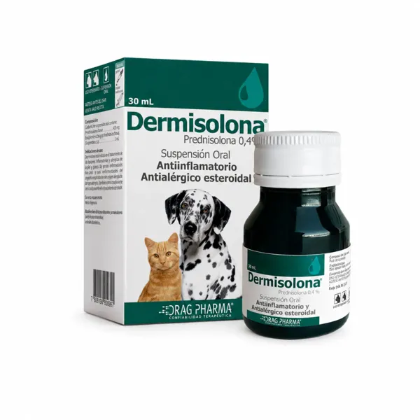 Drag Pharma Dermisolona Prednisolona 4 mg/mL Suspensión Oral 30 mL