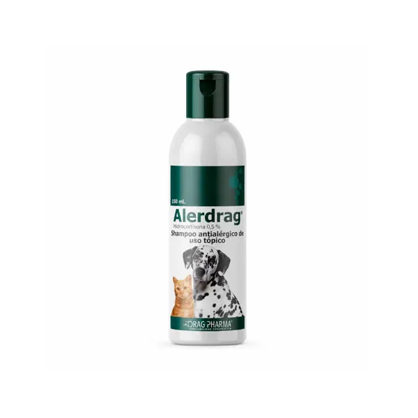 Drag Pharma Alerdrag Shampoo Hidrocortisona 0,5% Perros y Gatos 150 mL