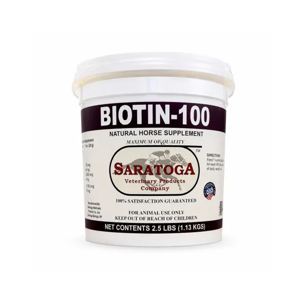 Saratoga Biotin-240 Suplemento de Biotina para Cascos Equinos
