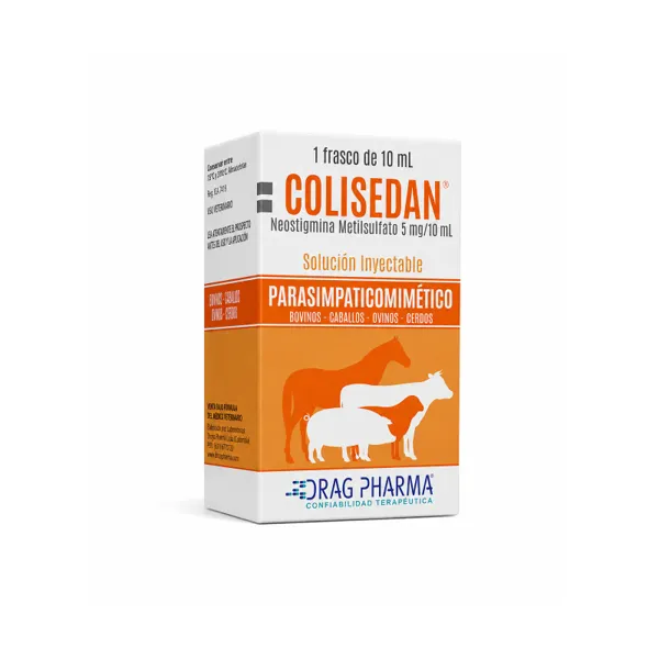 Drag Pharma Colisedan Neostigmina 5 mg/mL Inyectable Frasco 10 mL