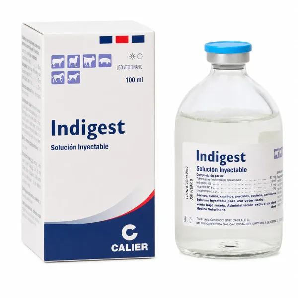 Indigest Menbutona 10% Solución Inyectable 100 mL